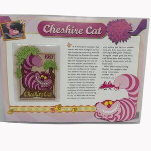 Willabee & Ward Cheshire Cat Collectible Disney Embroidered Patch and Card
